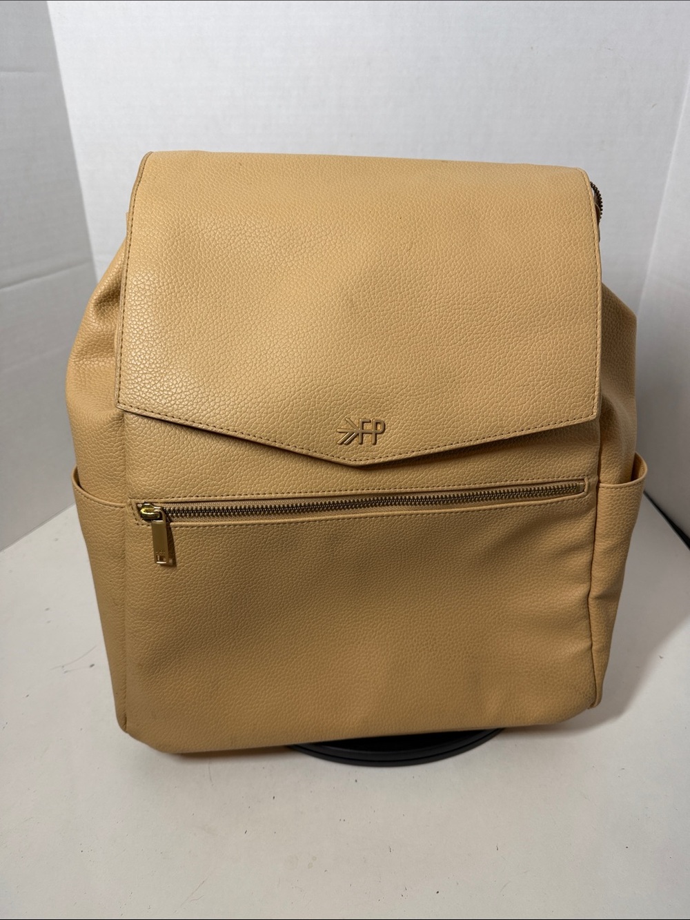 Freshly Picked Pebbled Tan Backpack